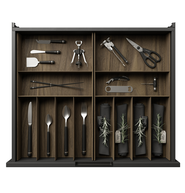 Alexandria Cutlery Kit, 27 inch Drawers