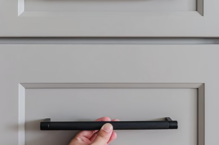 Select Rectangular Knurled Cabinet Pull